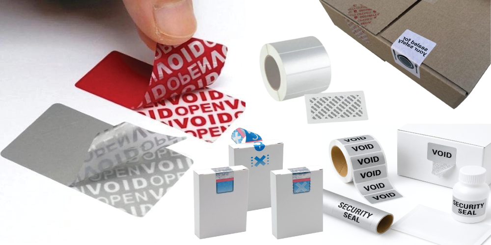 Brand Protection Solutions VOID Tamper proof Stickers Visible Security Total Protection