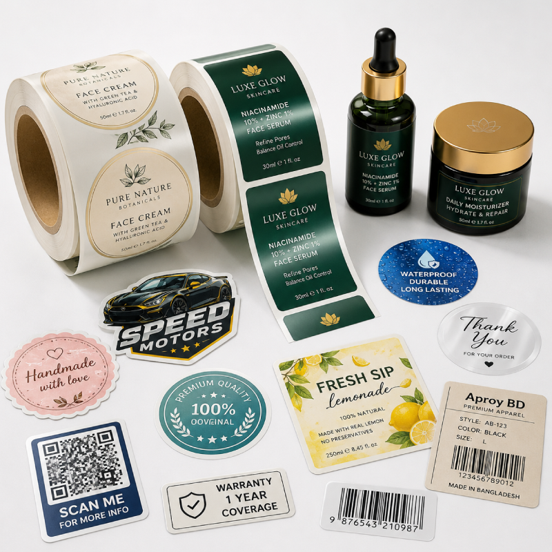 Custom Vinyl Sticker Printing for Brand Protection & Product Packaging