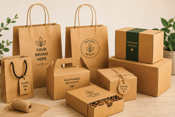 Kraft Bags and Boxes Packaging in Bangladesh | Aproy BD