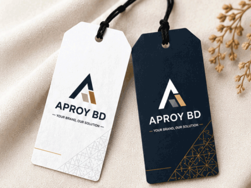 Premium hang tags professional tags for better branding and stronger impression