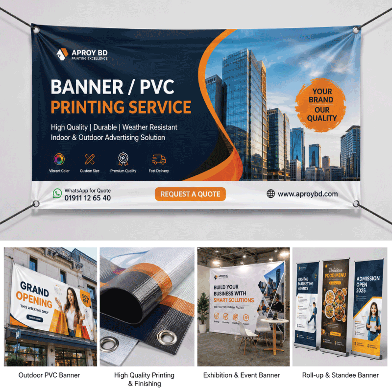 Banner / PVC Banner Printing Service in Bangladesh