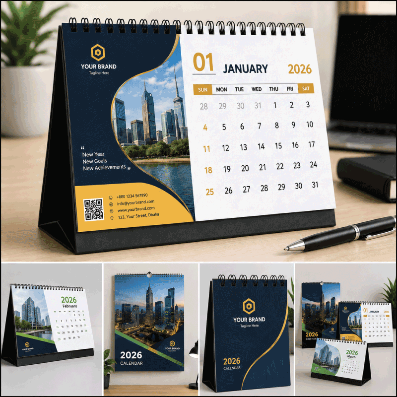 Custom Calendar & Desk Calendar Printing Service in Bangladesh