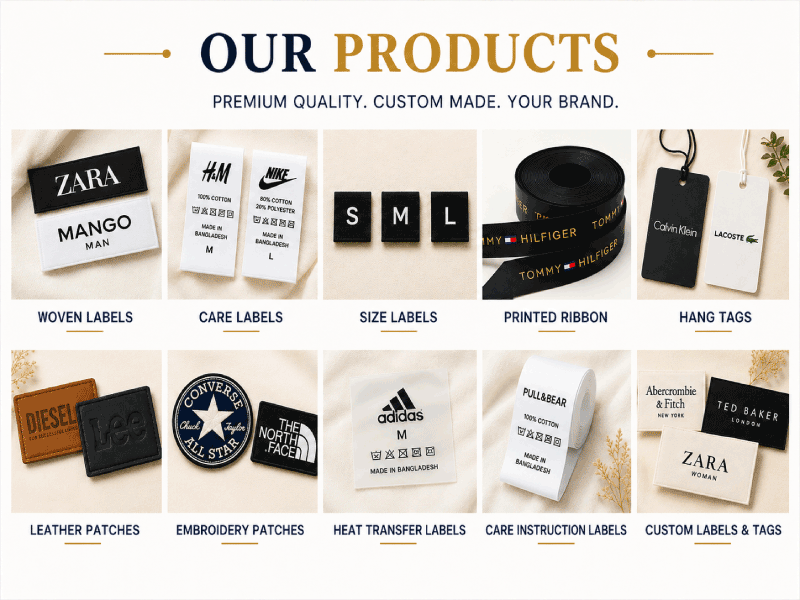 Custom Branding Products for Fashion & Clothing Brands Worldwide