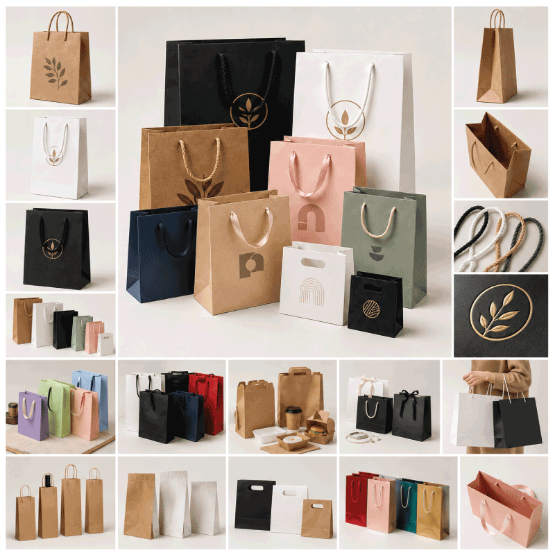 Custom Paper Carry Bags for Brand Packaging
