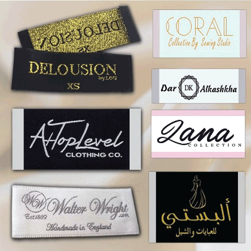 Custom Woven Labels for Clothing Brands & Garment Manufacturers