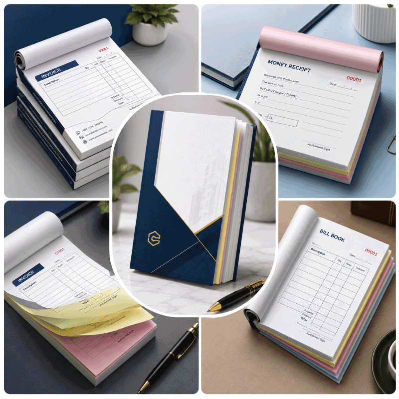 Invoice / Money Receipt / Bill Book Printing Service in Bangladesh