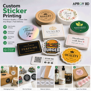 Sticker Printing in Bangladesh | Custom Sticker Printing Service