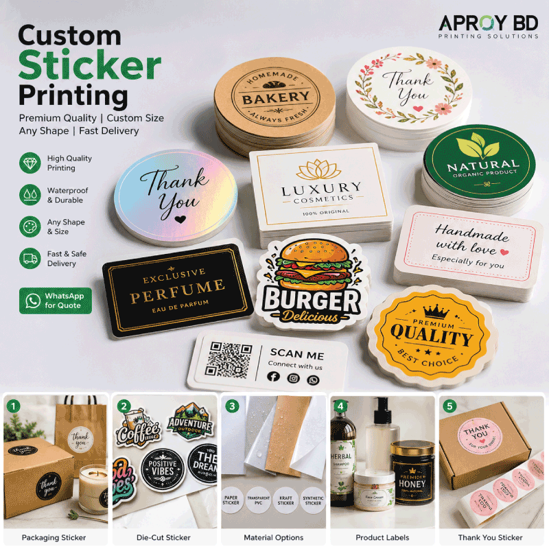 Sticker Printing in Bangladesh