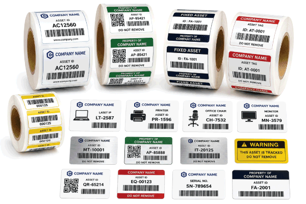 Custom Asset Labels Printing Bangladesh