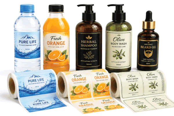 Custom Bottle Labels Printing Bangladesh