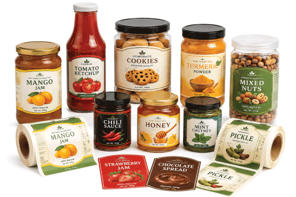 Custom Food Labels Printing Bangladesh