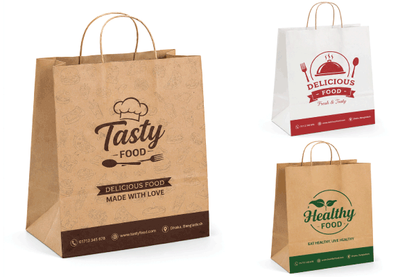 Custom Food Paper Bags Printing Bangladesh