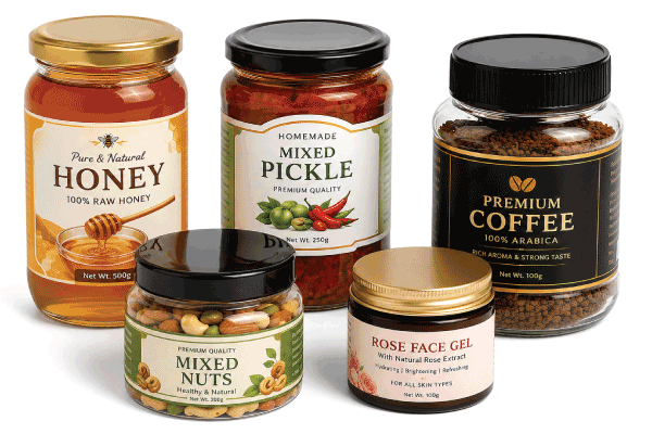 Custom Jar Labels Printing Bangladesh