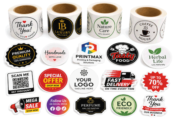 Custom Logo Stickers Printing Bangladesh