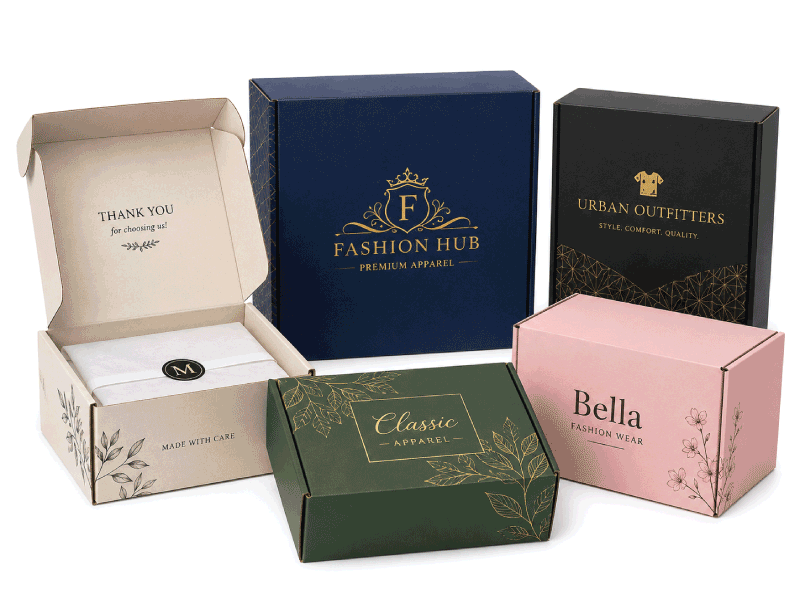 Custom Printed Apparel Boxes in Bangladesh | APROY BD