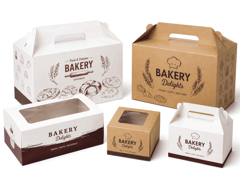 Custom Printed Bakery Boxes Bangladesh | Paper Packaging Boxes
