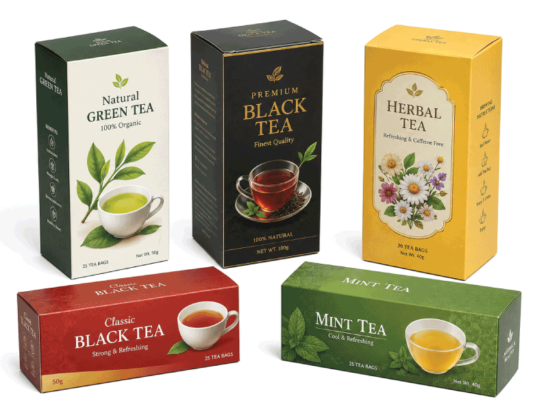 Custom Printed Tea Boxes Bangladesh | Tea Packaging Boxes | APROY BD