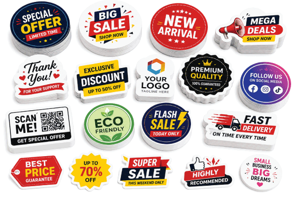 Custom Promotional Stickers Printing Bangladesh