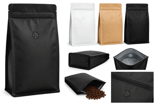 Flat Bottom Coffee Pouches