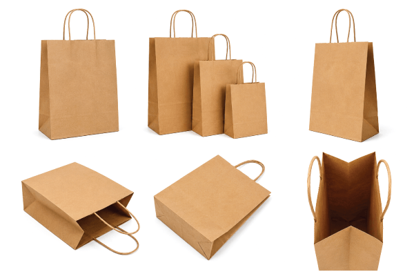 Kraft Paper Shopping Bags