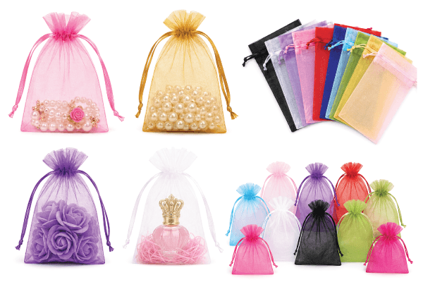 Organza Gift Bags with Drawstring