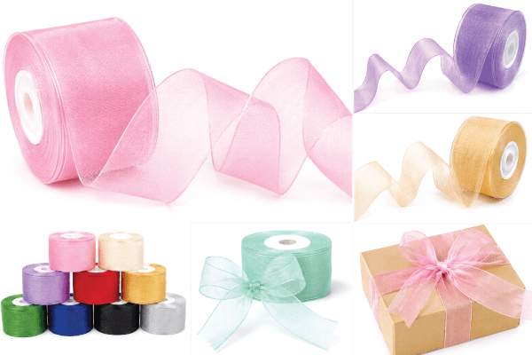 Organza Ribbon Roll for Gift & Product Packaging