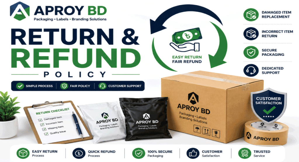 Return & Refund Policy | APROY BD Bangladesh